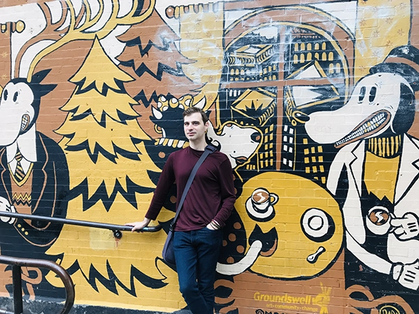 A mural in Brooklyn, New York City, NY, USA.