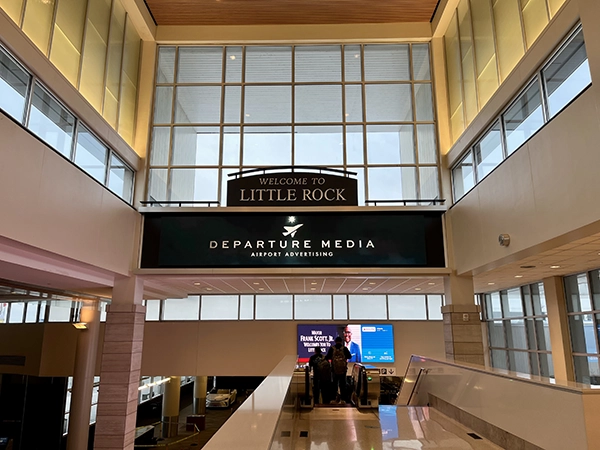 Picture inside the Bill and Hillary Clinton National Airport in Little Rock, AR, USA.