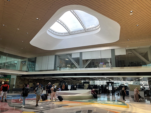 Picture inside Oklahoma City International Airport in Oklahoma City, OK, USA.