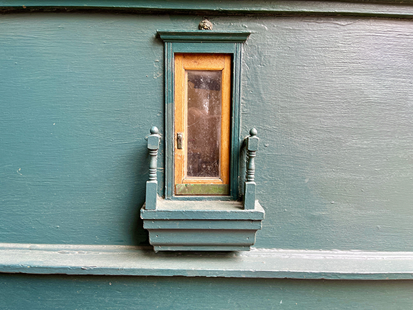 Is Ann Arbor worth visiting? A green fairy door in downtown Ann Arbor.