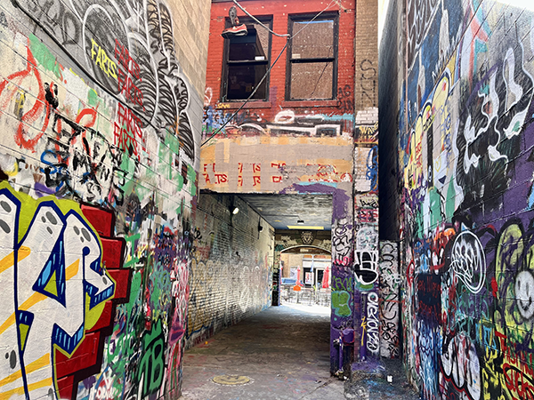 Graffiti Alley.