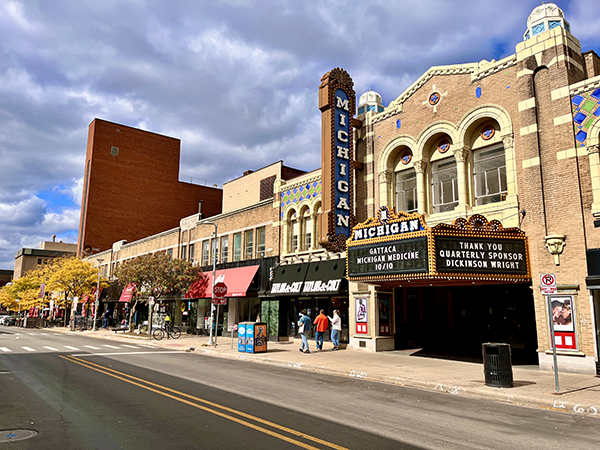 The Michigan Theater.